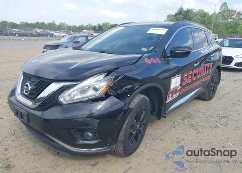 2015 Nissan Murano Sv z USA, uszkodzony, nr VIN 5N1AZ2MH5FN222076